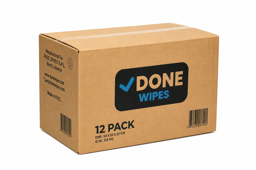 Flushable Wet Wipes (12-Pack)